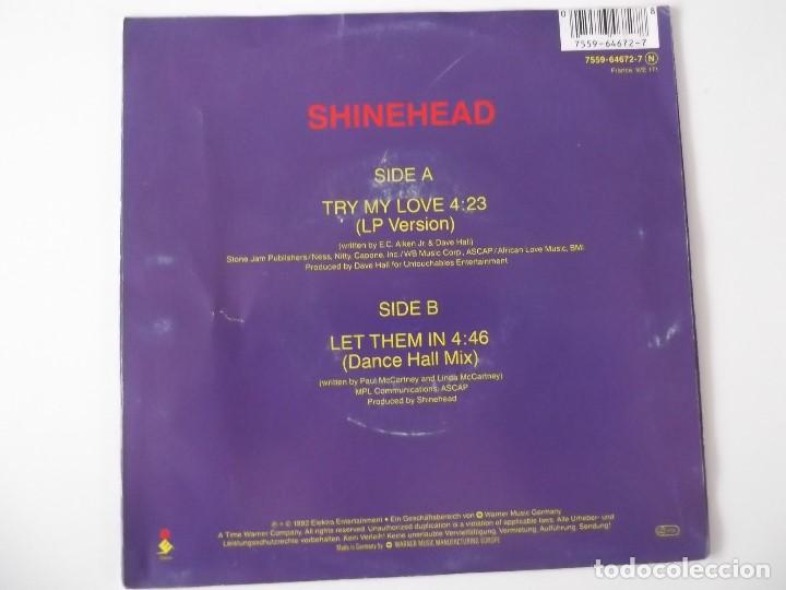 Discos de vinilo: SHINEHEAD - Try my love - Foto 2