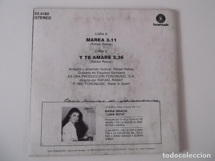 Discos de vinilo: MARIA GRACIA - Marea - Foto 2