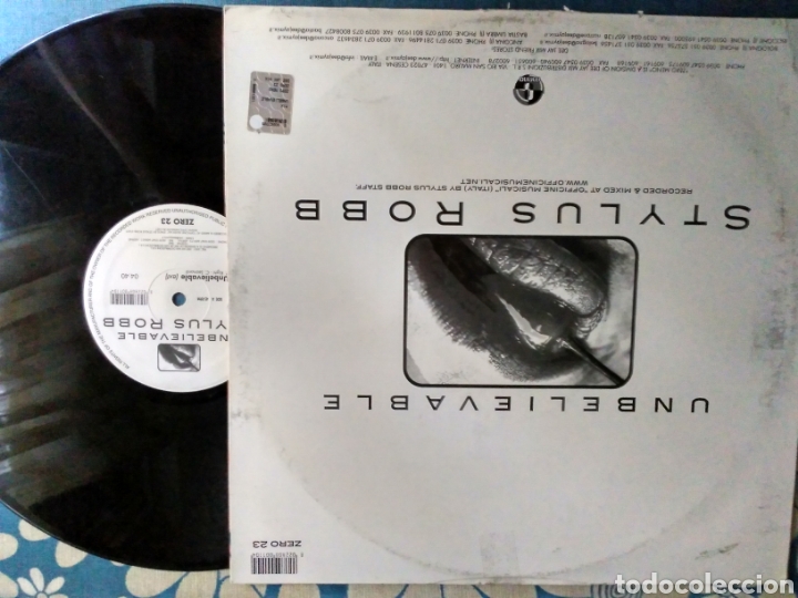 Discos de vinilo: Stylus robb-unbellevable - Foto 2