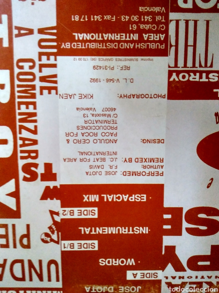 Discos de vinilo: Jose djota-words - Foto 2