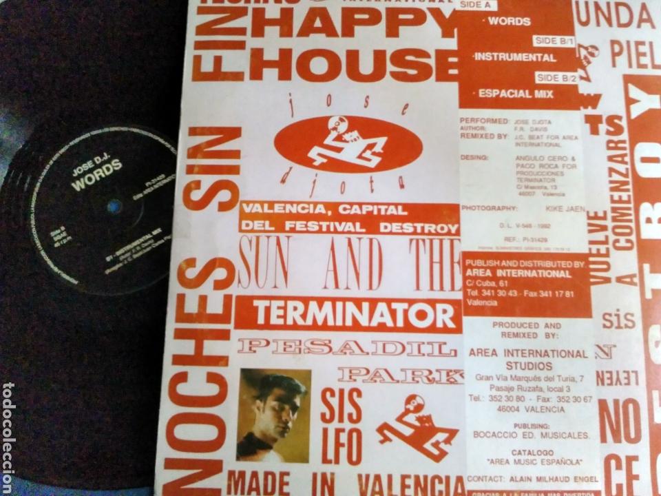 Discos de vinilo: Jose djota-words - Foto 1