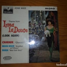 Discos de vinilo: THEME FROM IRMA LA DOUCE. ADAM WADE. COLUMBIA, 1964. EP. EDIC. INGLESA. Lote 131579174