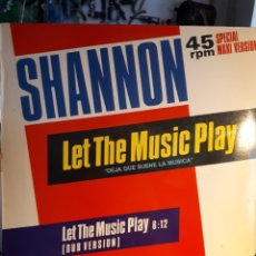 Dischi in vinile: SHANNON-LETRAS THE MUSIC PLAY DEJA QUE SUENE
