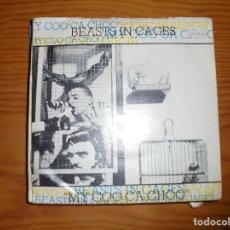 Discos de vinilo: BEASTS IN CAGES. MY COO CA CHOO / SANDCASTLES. FRESH RECORDS, 1981. Lote 131584014