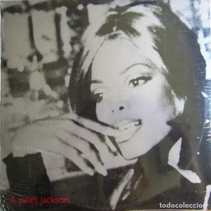 Discos de vinilo: JANET JACKSON: IF. DOBLE MAXI - Foto 1