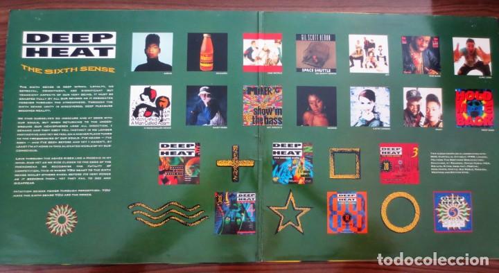 Discos de vinilo: DOBLE LP -DEEP HEAT - THE SIXTH SENSE- 1990 - Foto 2