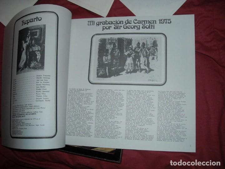 Discos de vinilo: CARMEN de Bizet - SOLTI - caja 3 lps conmm libreto-kanawa-domingo-troyanos - Foto 3 - 131620006