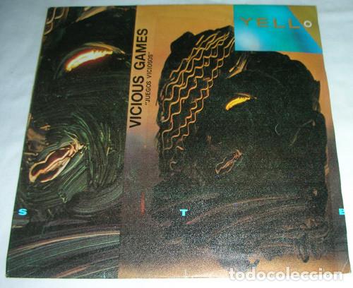 Discos de vinilo: Yello &ndash; Vicious Games - SINGLE 1985 - Foto 2