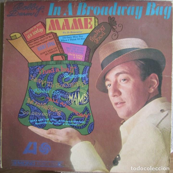 Discos de vinilo: BOBBY DARIN: IN A BROADWAY BAG. CL&Aacute;SICO INT&Eacute;RPRETE POP U.S.A. - Foto 1