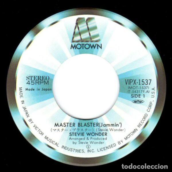 Discos de vinilo: Stevie Wonder - Master Blaster single 7 Japon - Foto 3