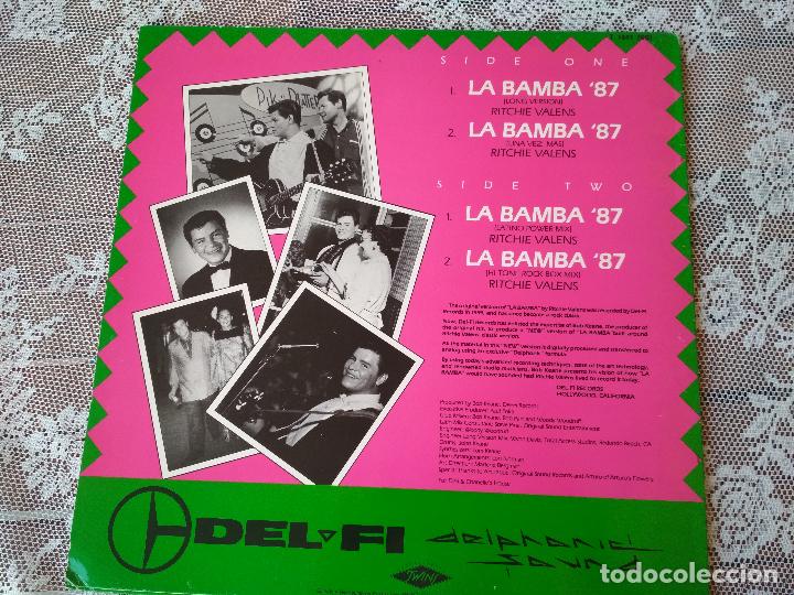 Discos de vinilo: RITCHIE VALENS LA BAMBA TWINS ED ESPA&Ntilde;OLA 1987 - Foto 2