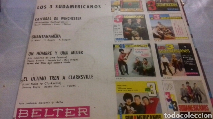 Discos de vinilo: Guantanamera Los 3 sudamericanos - Foto 2