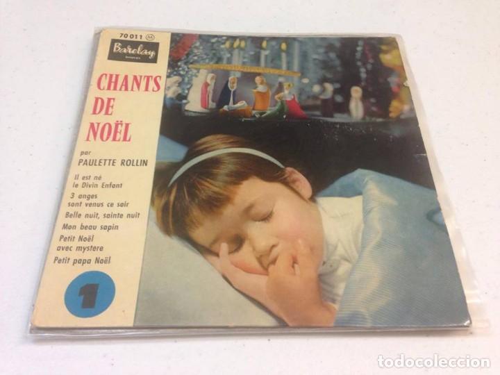 Discos de vinilo: Paulette Rollin &lrm;&ndash; Chants De No&euml;l 1 - Foto 1