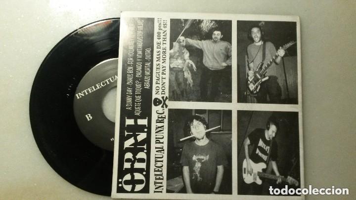 Discos de vinilo: DISCO SINGLE HARD CORE O.B.N.I. CHAOS BCN - Foto 2