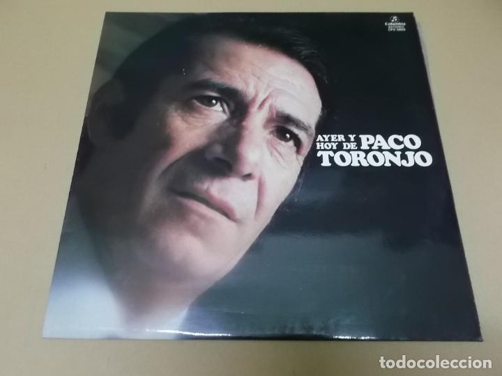 Discos de vinilo: PACO TORONJO (LP) AYER Y HOY A&Ntilde;O &ndash; 1981 - Foto 1