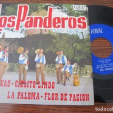 Discos de vinilo: LOS PANDEROS `CUAC, CUAC`-`FLOR DE PASIÓN` 1971 FONAL. Lote 131771234