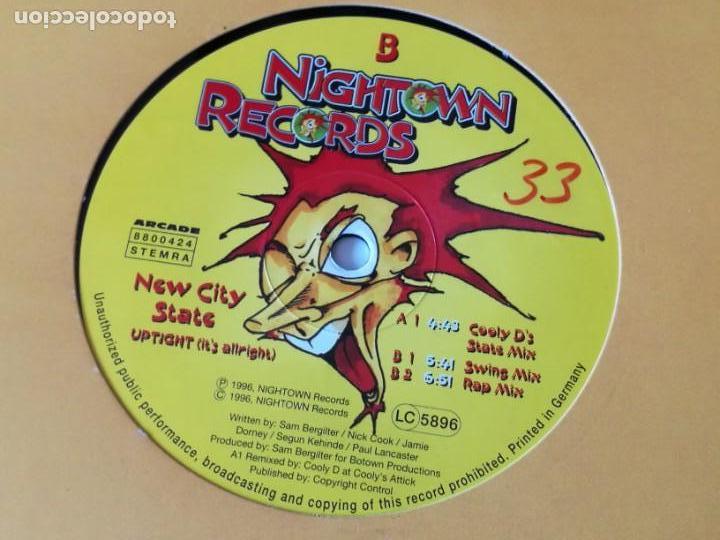 Discos de vinilo: New City State - Uptight (Its Allright) - 1995 - Foto 1
