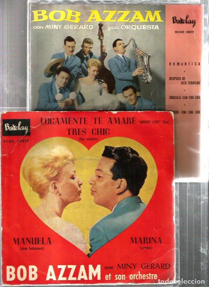 Discos de vinilo: 4 EPS DE BOB AZZAM Y SU ORQUESTA - Foto 2