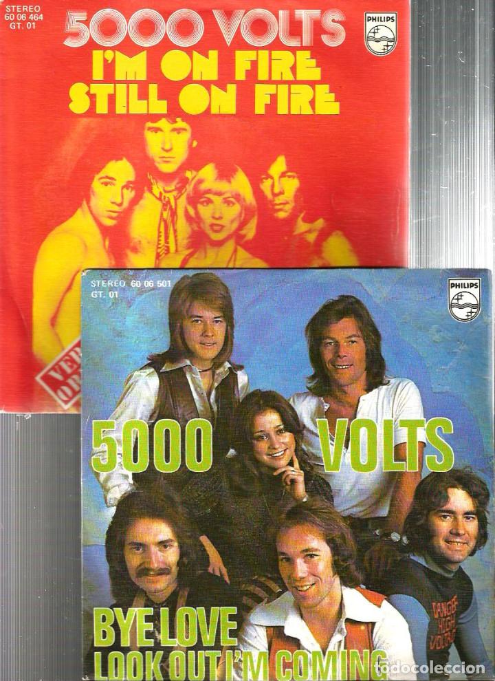 Discos de vinilo: 2 SINGLES DEL GRUPO 5000 VOLTS - Foto 1
