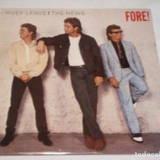 Disques de vinyle: HUEY LEWIS AND THE NEWS ( FORE! ) 1986 - SWEDEN LP33 CHRYSALIS RECORDS. Lote 131988186
