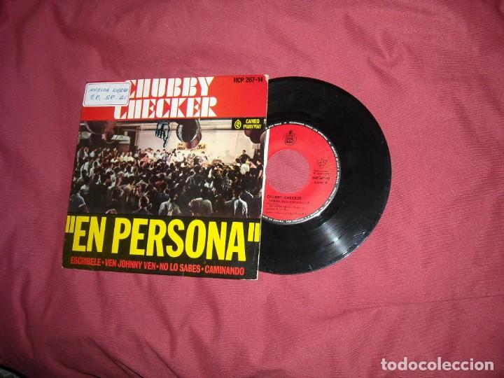 Discos de vinilo: CHUBBY CHECKER  EP -ESCRIBELE  +3 - SPA - Foto 1
