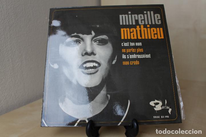 Discos de vinilo: MIREILLE MATHIEU -EP- CEST TON NOM + 3 SPAIN 60S - Foto 1