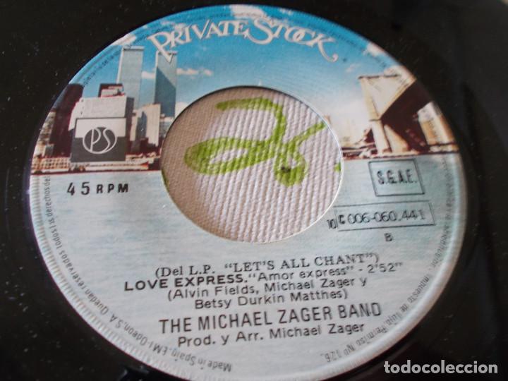 Discos de vinilo: THE MICHAEL ZAGER BAND. LET&acute;S ALL CHANT. - Foto 3