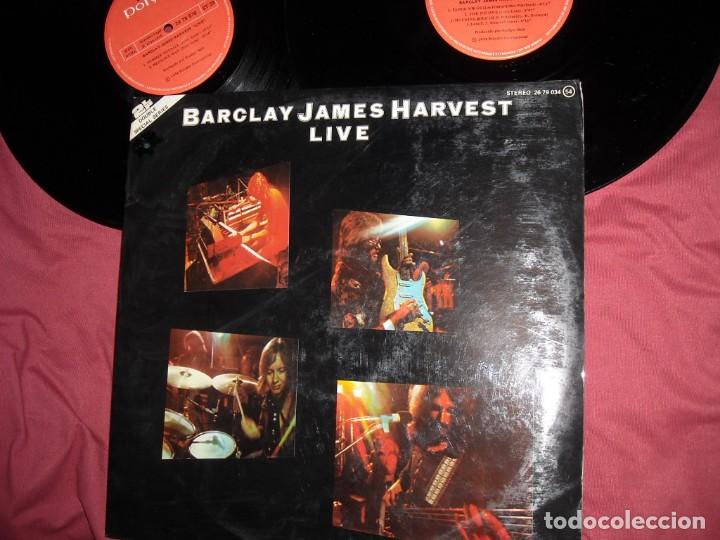 Discos de vinilo: BARCLAY JAMES HARVEST-LIVE-ORIGINAL ESP POLYDOR 1974-2 LP&acute;S - DOBLE PORTADA