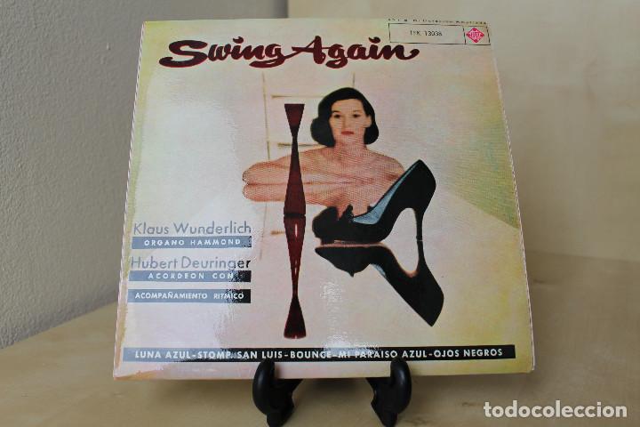 Discos de vinilo: SWING AGAIN -EP- KLAUS WUNDERLICH - HUBERT DEURINGER SPAIN 60S - Foto 1
