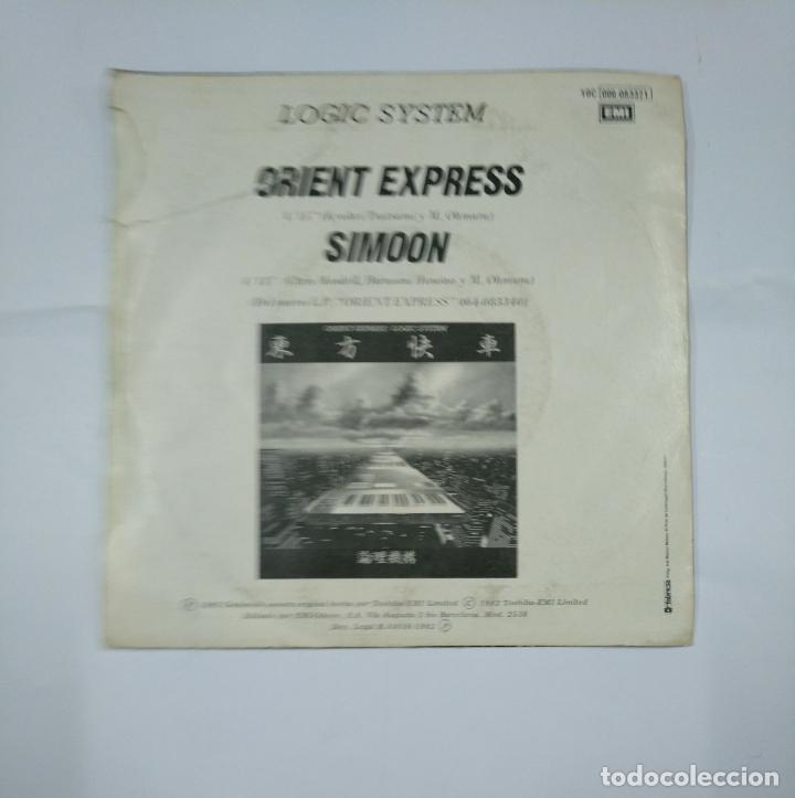 Discos de vinilo: LOGIC SYSTEM. ORIENT EXPRESS. SINGLE. TDKDS6 - Foto 2