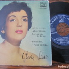 Discos de vinilo: GLORIA LASSO `ADIOS TRISTEZA` 1959. Lote 131793342