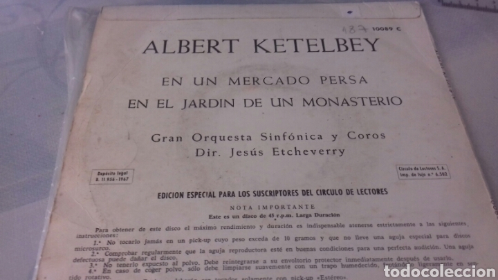 Discos de vinilo: ALBERT KETELBEY - Foto 2