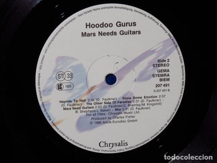 Discos de vinilo: HOODOO GURUS - MARS NEEDS GUITARS - LP GERMANY 1985 - - Foto 3