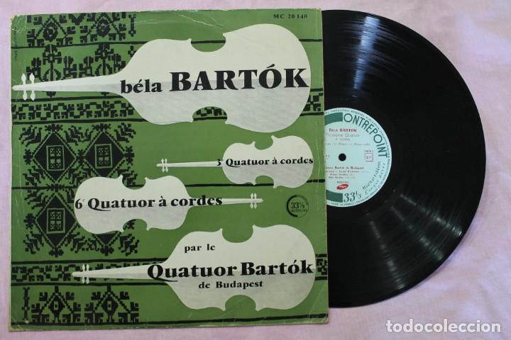 Discos de vinil: BELA BARTOK LE QUATOUR BARTOK DE BUDAPEST LP VINYL MADE IN FRANCE 1958