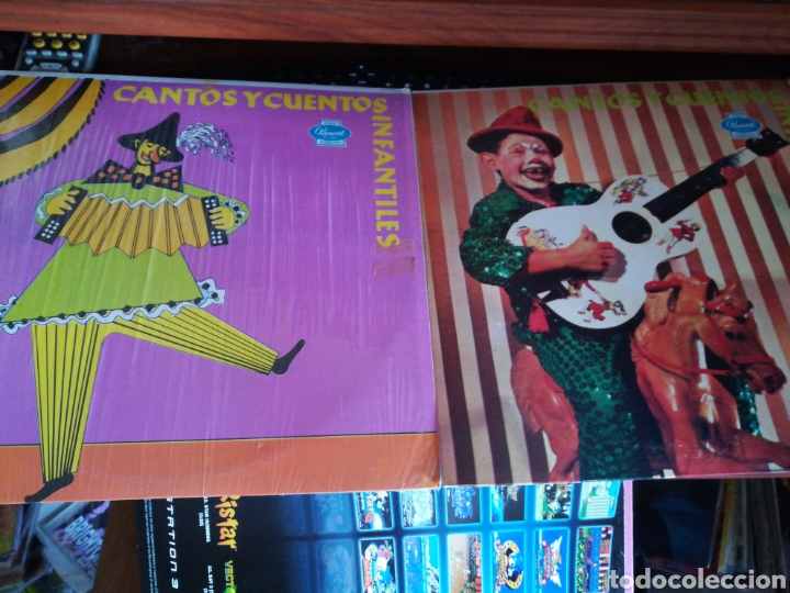 Vinyl records: Cantos y cuentos infantiles vol.5 y vol.6 u.s.a.