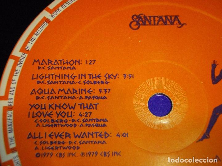 Discos de vinilo: Santana &lrm;&ndash; Marathon Holanda.1979 CBS - Foto 4
