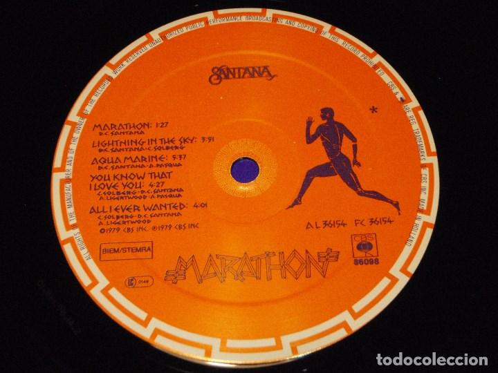 Discos de vinilo: Santana &lrm;&ndash; Marathon Holanda.1979 CBS - Foto 5
