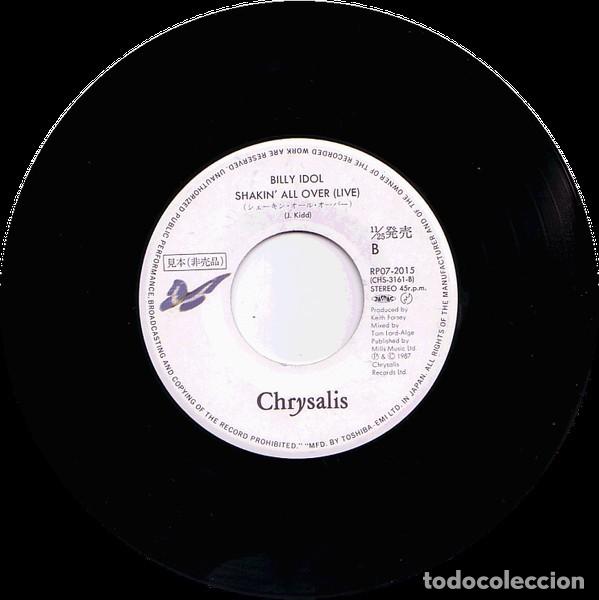 Discos de vinilo: promo single 7 Japon Billy Idol - Mony Mony (Live) - Foto 3