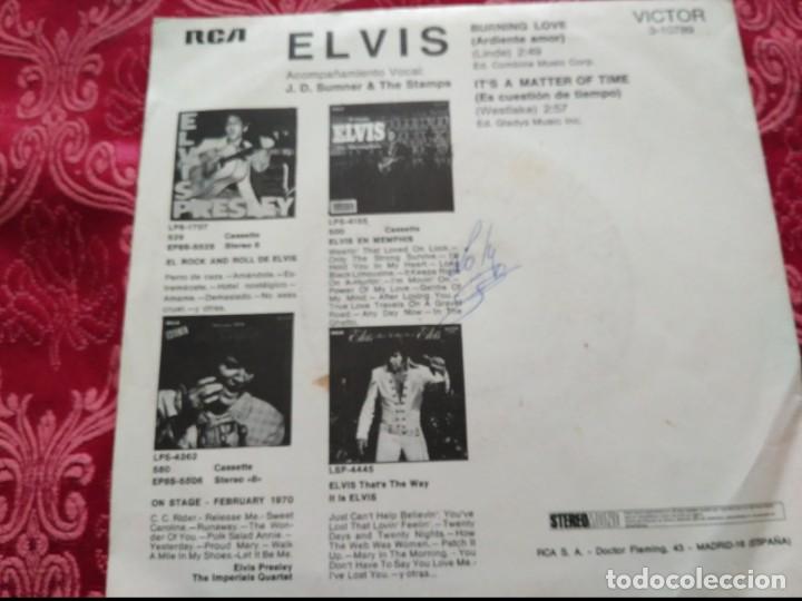 Discos de vinilo: single elvis presley 2 canciones - Foto 2