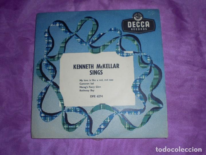 Discos de vinilo: KENNETH McKELLAR SINGS.  EP.  DECCA, 1958.  EDIC. INGLESA. IMPECABLE - Foto 1