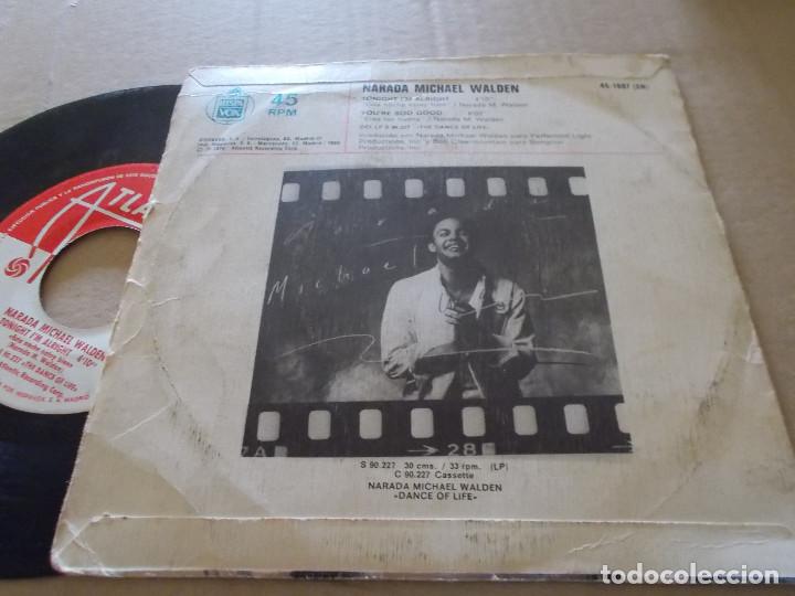 Discos de vinilo: NARADA MICHAEL WALDEN. TONIGHT I&acute;M ALRIGHT. - Foto 2