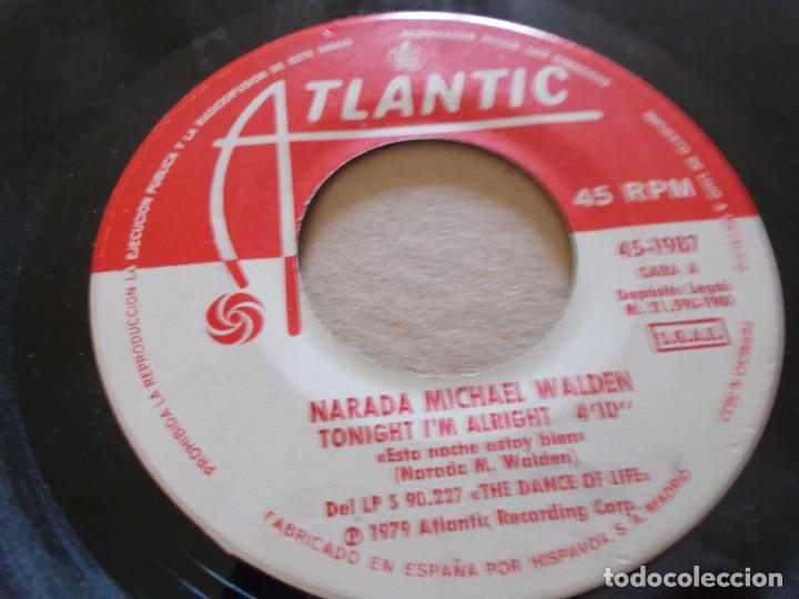 Discos de vinilo: NARADA MICHAEL WALDEN. TONIGHT I&acute;M ALRIGHT. - Foto 3