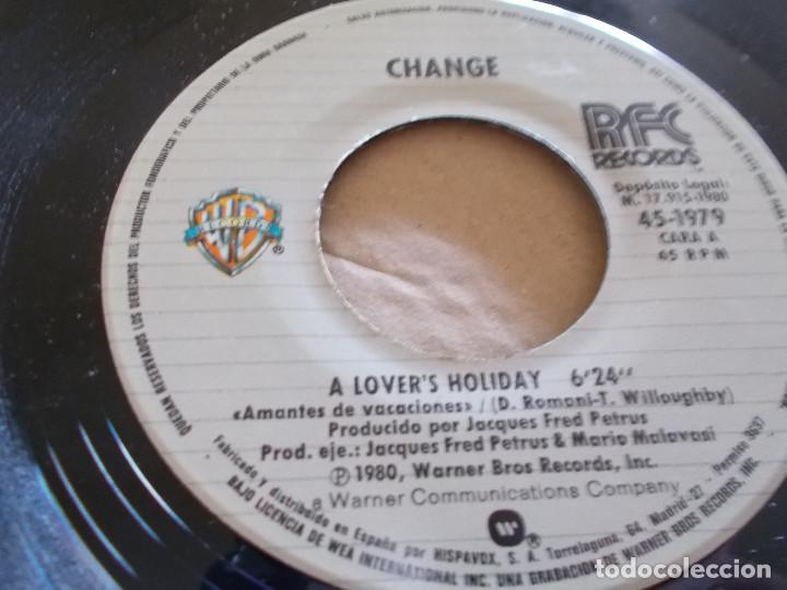 Discos de vinilo: CHANGE, A LOVER&acute;S HOLIDAY. THE END. - Foto 3