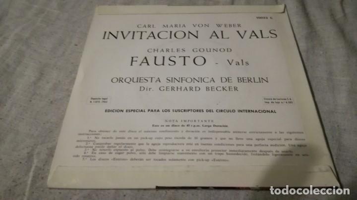 Discos de vinilo: invitacion al vals-fausto-weber-golinod-sinfonica berlin	clasicos	/ pi22 - Foto 2 - 132306350