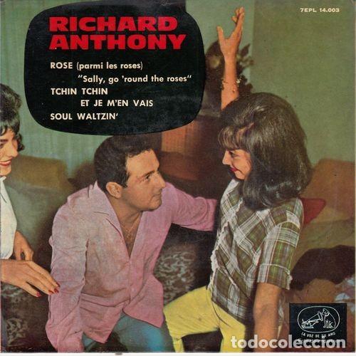 Discos de vinilo: RICHARD ANTHONY - ROSE - EP ESPA&Ntilde;OL DE VINILO - Foto 1