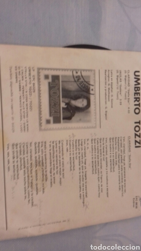 Discos de vinilo: TOZZI CLARIDAD - Foto 2