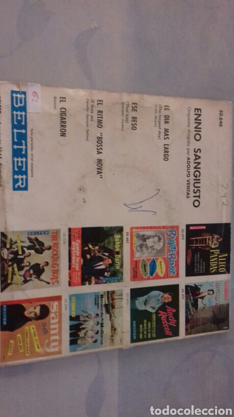 Discos de vinilo: ENNIO SANGIUSTO - Foto 2