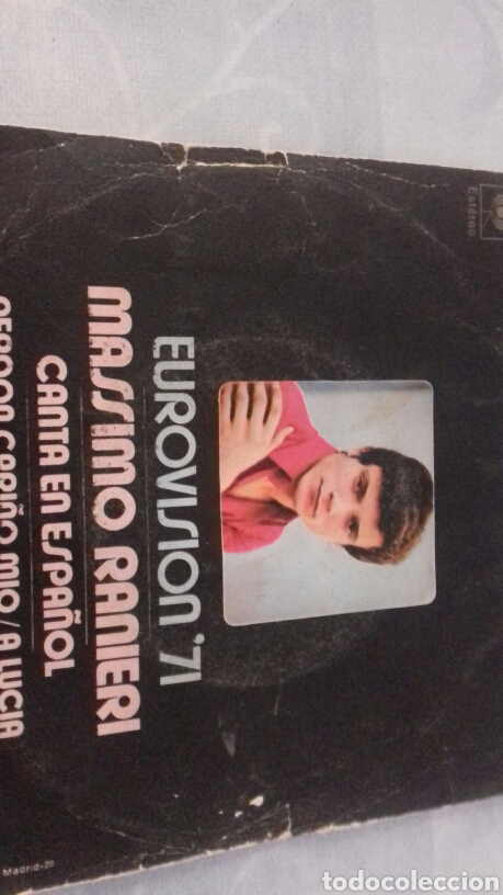 Discos de vinilo: MASSIMO RANIERI EUROVISION 71 - Foto 2