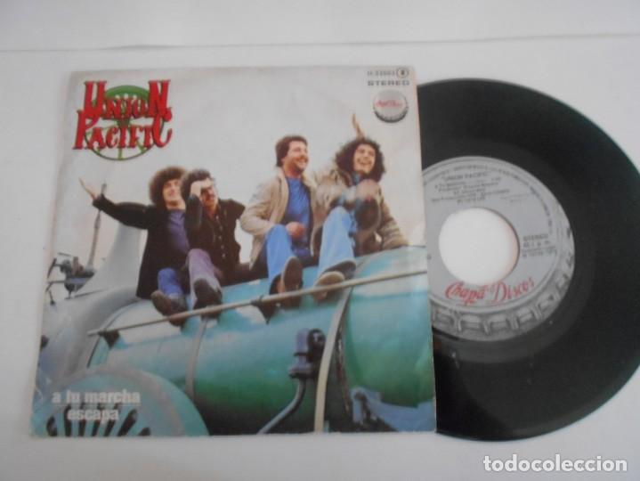 Discos de vinilo: UNION PACIFIC-SINGLE A TU MARCHA-CHAPA 1978 - Foto 1