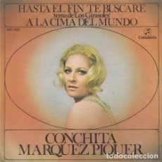 Discos de vinilo: CONCHITA MARQUEZ PIQUER - HASTA EL FIN TE BUSCARE - SINGLE DE VINILO